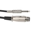 Basic Line 6 m  Mikrofónový kábel  XLR(female) - 6,3 mm Mono Jack