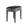 Piano stolička Deluxe čierna matná  čierna matná
