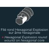 Struny pre E-gitaru Hexagonal Explosion Nickel