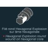Struny pre E-gitaru Hexagonal Explosion Nickel