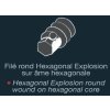 Struny pre e-bas Hexagonal Explosion