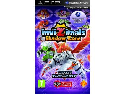 psp invizimals shadow zone nova