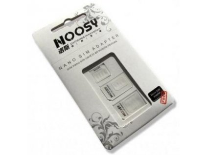 Sada adaptérů SIM, MICRO SIM, NANO SIM bílý OEM