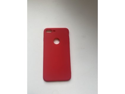 Czerwone silikonowe etui do iPhone'a 7+/8+