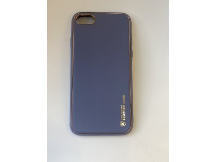 Modrý obal so zlatými prúžkami na iPhone 7/8/SE 2020/SE 2022
