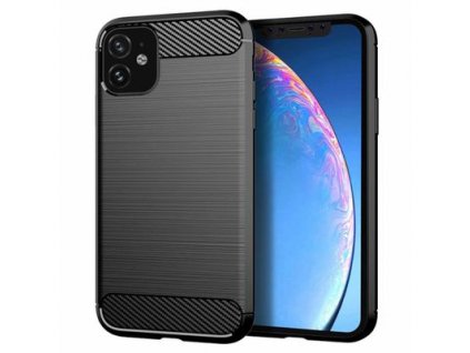 Pouzdro Forcell CARBON na iPhone 12 Mini černé