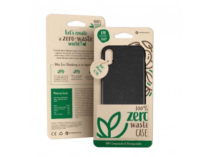 Pouzdro Forcell BIO Zero Waste Case pro iPhone X XS černý