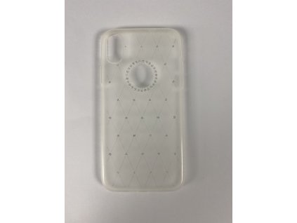 Etui silikonowe do iPhone'a X/XS - wzór diamentowy