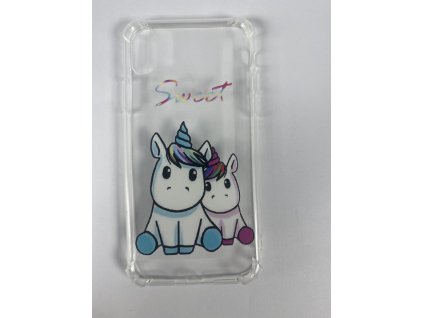 Silikonowe etui do iPhone'a X/XS – Słodki wzór