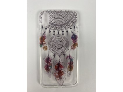 Silikonové pouzdro pro iPhone X/XS - Vzor Lapač snů