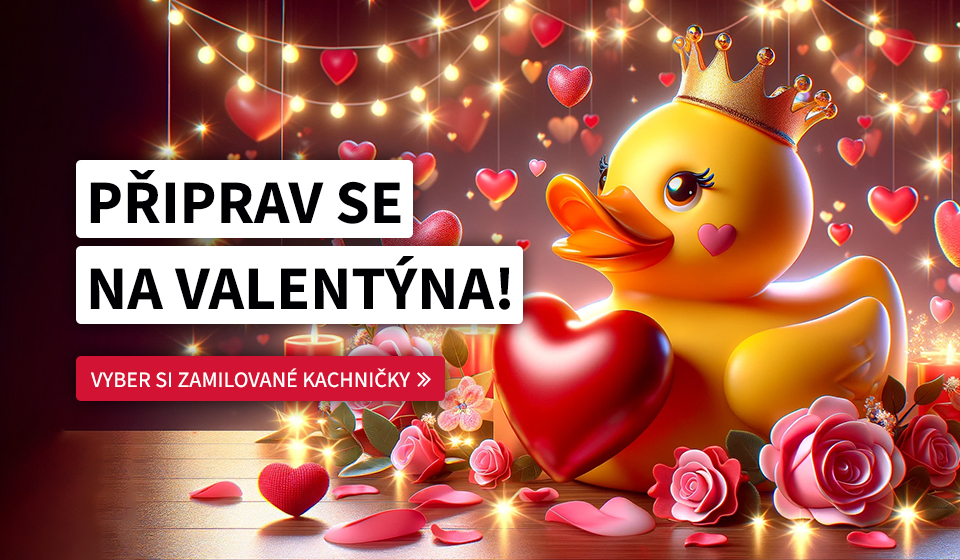 Valentýnská kolekce kachniček