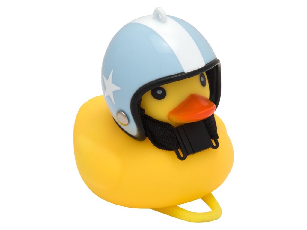 zvonek liix deko duck racing stripe blue