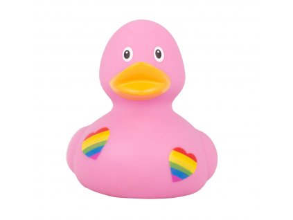 Gumová kachnička pride duhová 1
