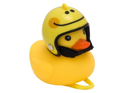 zvonek liix deko duck ride and smile yellow