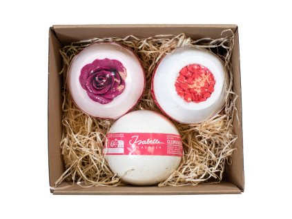 darkova sada bomb do koupele pro zeny ruze kvetiny sweet musk