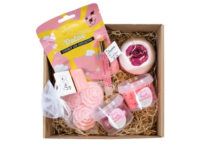 velka darkova sada prirodni koupelove kosmetiky ruze top