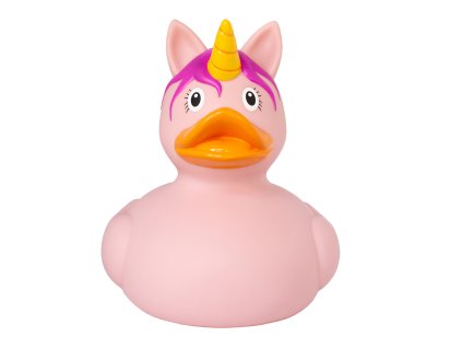 Gumová kachnička růžový jednorožec, XXL 1