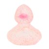 Gumová kachnička se třpytkami, růžová 4