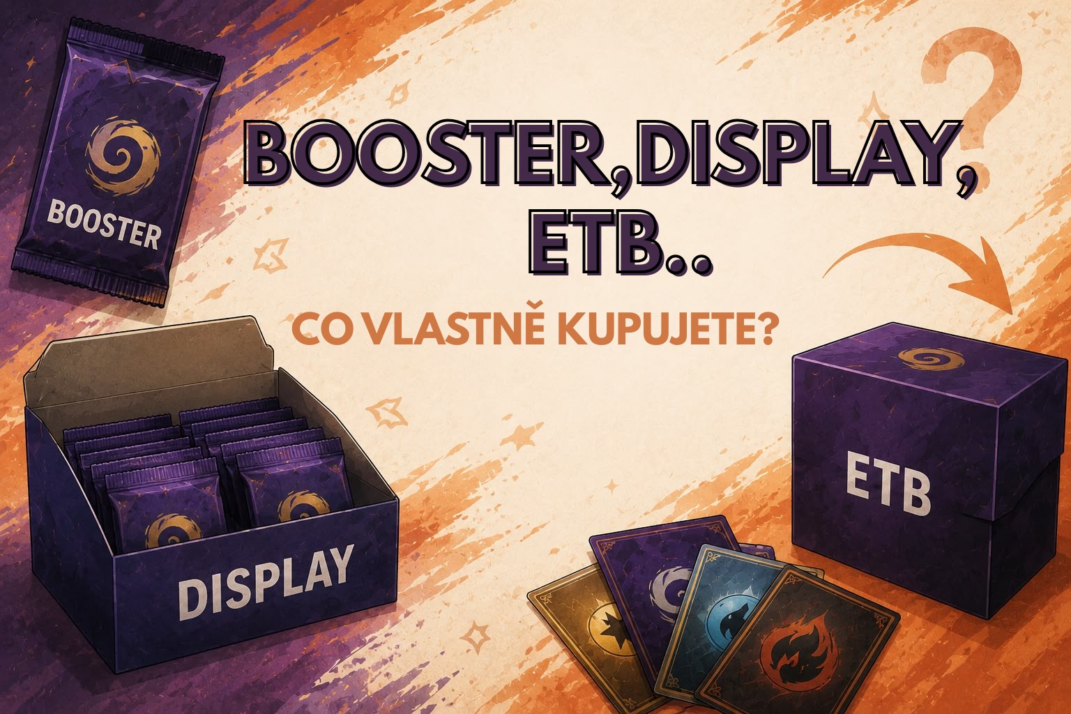 Booster, Display, ETB… Co vlastně kupujete?