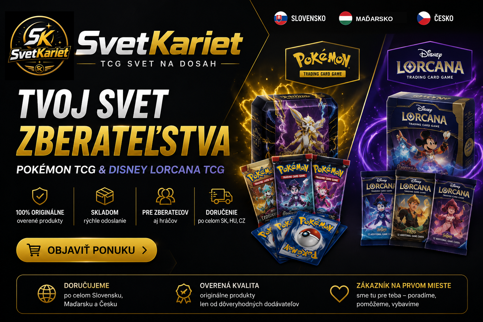 SvetKariet – Pokémon TCG produkty pre zberateľov a hráčov