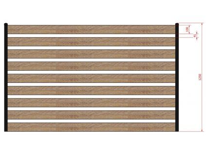 GARD Plotový segment 125/250 STANDARD