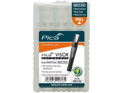 VISOR tuhy náhradné permanent biele - PICA