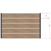 Panel výplň doska 220mm zlaty.STANDARD - Gard