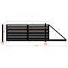 brama przesuwna 100x24 mix o