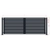 brama dwuskrzydlowa 24x100 ral7016 1