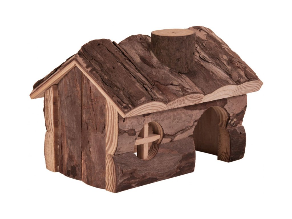 Dřevěný domeček pro myš nebo křečka Hendrik