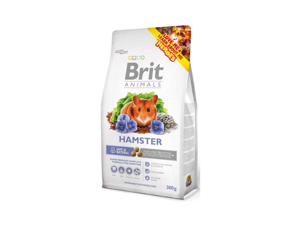 Brit Animals Hamster Complete 300 g Svetkocicek.cz