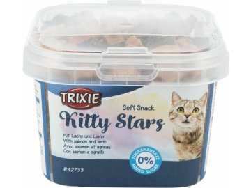 Kitty Stars s lososem a jehněčím 140 g - pamlsky pro kočky