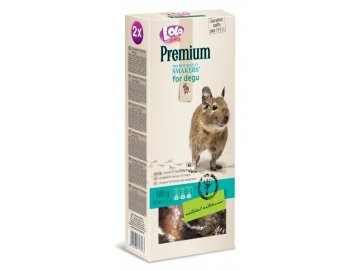 LOLO Premium Smakers 2 klasy pro osmáky degu 100 g - kompletní krmivo