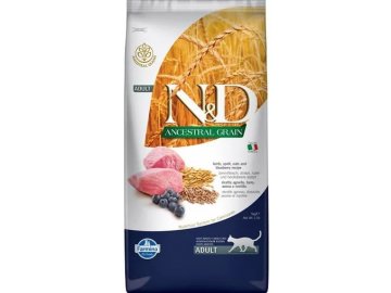 N&D Ancestral Grain Cat Adult Lamb Blueberry 5 kg