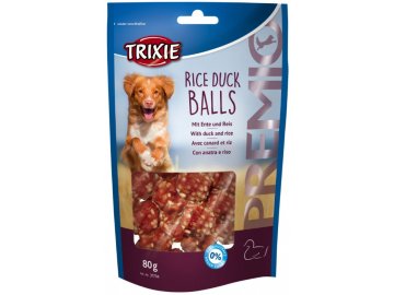 Premio Rice Duck Balls 80 g - kuličky pro psy bez cukru