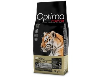 optimanova cat adult chicken rice 8 kg