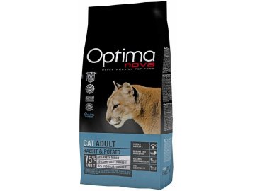 optimanova cat rabbit potato gf 2 kg