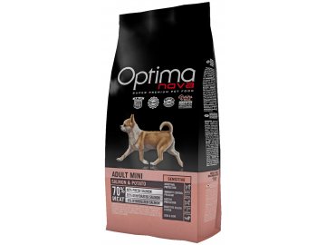 Optima Nova Dog Adult Mini Sensitive GF Salmon 8 kg