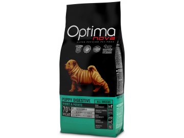 Optima Nova Dog Puppy Digestive GF Rabbit 2 kg