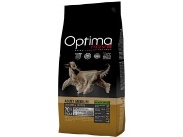 Optima Nova Dog Adult Medium GF Chicken 12 kg