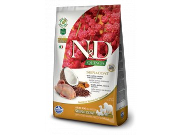 441 50 ND Quinoa 2.5kg All Adult Dog SKIN&COAT QUAIL [3D Front+Right]