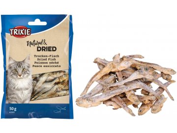 Sušené rybičky pro kočky Trixie 5-6 cm, 50 g