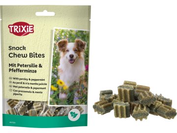 DENTAfun Chew Bites s mátou a petrželí na čištění zubů 150 g