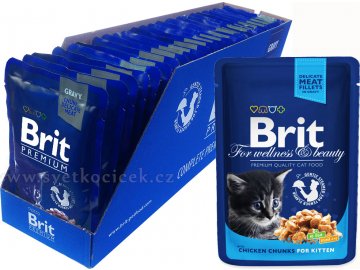 Brit kaps premium 24ks kitten+
