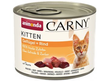 Carny kitten drubez hovezi 200g