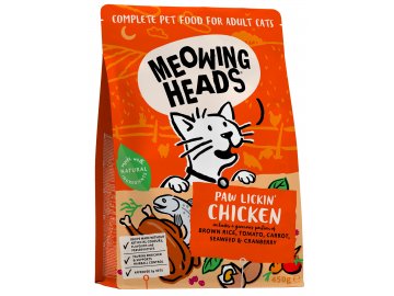 Meowing Heads Paw Lickin Chicken 450 g