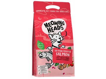 Meowing So-fish-ticated Salmon 1,5 g  + 2 kapsičky Meowing Heads ZDARMA