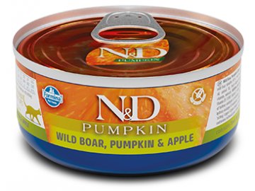 nd pumpkin feline 70g wild boar