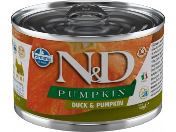 N&D Pumpkin Duck Mini 140 g