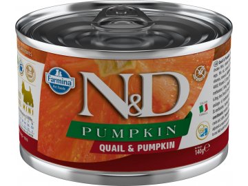 N&D Pumpkin Quail Mini 140 g